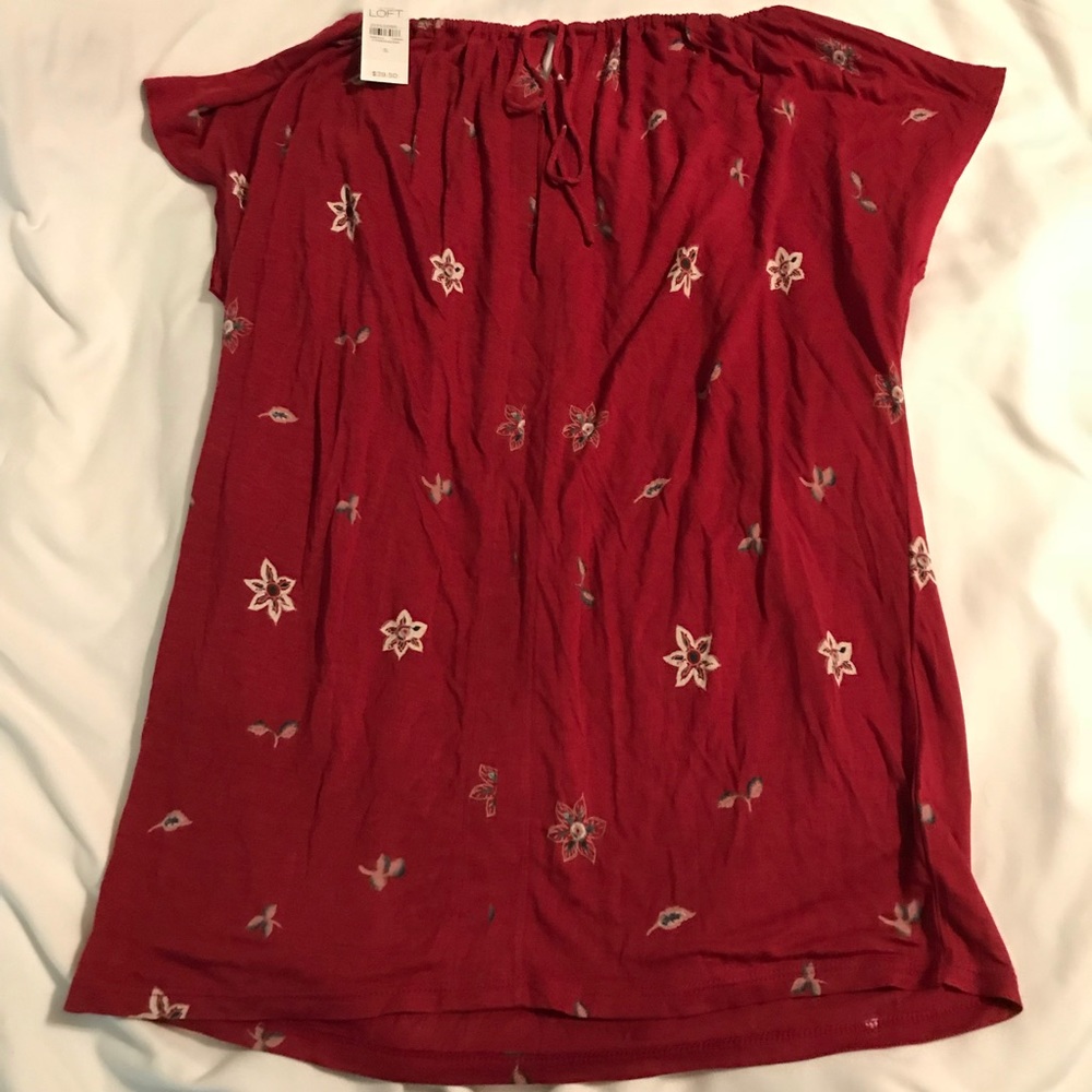 5/$25 🍂 NWT LOFT small short sleeve top - Picture 2 of 3